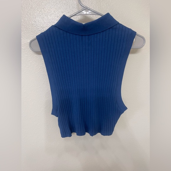 NWT Urban Outfitters Jude Cropped BDG Polo Top Women Size LG - Picture 8 of 9